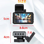 4K Driving Recorder Ultra HD Front And Rear Dual Camera Night Vision Parking Surveillance GPS Reversing