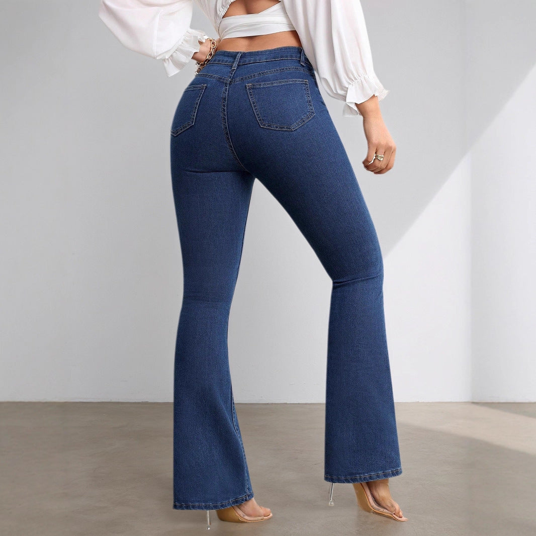 Women's Wild Stretch High Waist Flared Jeans